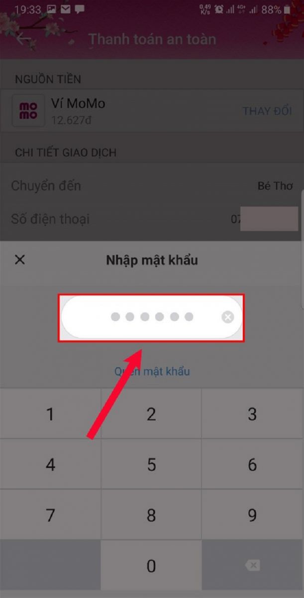Nhập mật khẩu