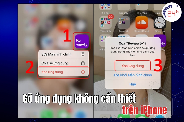 Gỡ ứng dụng không cần thiết