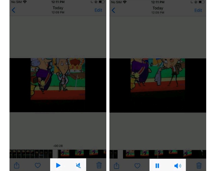 Bạn có thể xem lại đoạn video đã lưu từ ứng dụng Photos