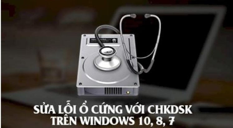 chạy tệp lệnh CHKDSK 