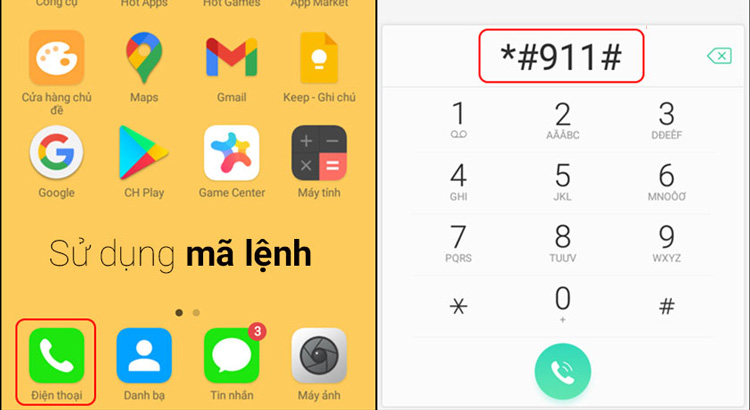 Cach tat nguon dien thoai Oppo bang ma lenh