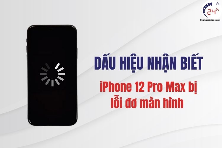dấu hiệu iphone 12 pro max bị đơ màn hình