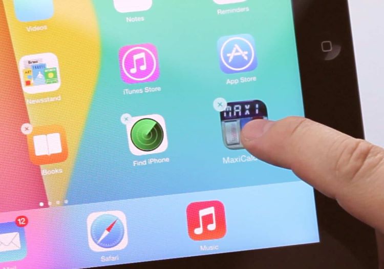 Xóa những ứng dụng không cần thiết cho iPad