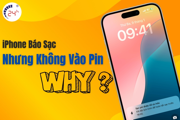 iPhone báo sạc nhưng không vào pin