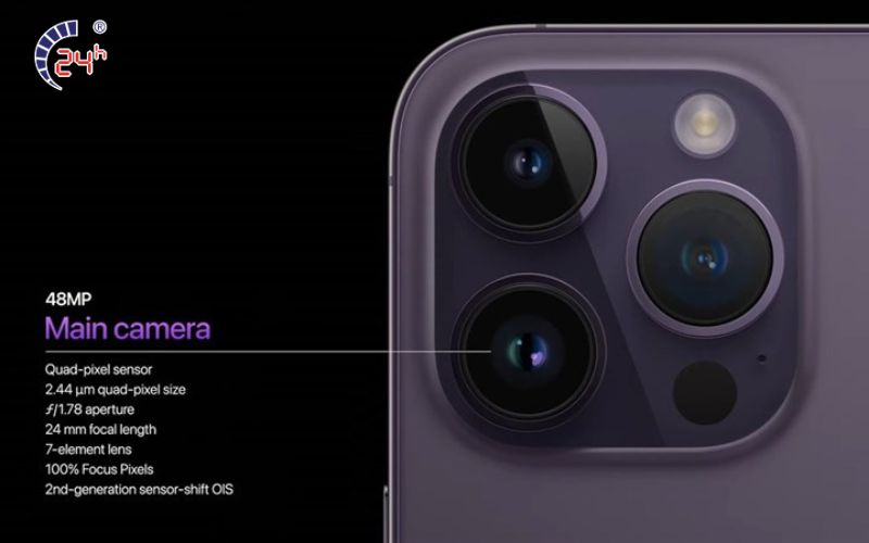 Camera Iphone 14 pro max bao nhiêu MP 