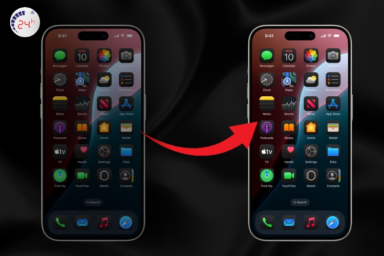 iPhone tự giảm độ sáng