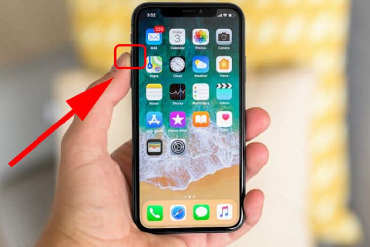 Khởi động lại iPhone X