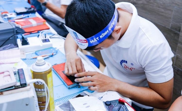 khắc phục dán hàn hình bị bong bóng