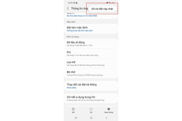 Bước 3 trong phương pháp cập nhật lại các ứng dụng cũ