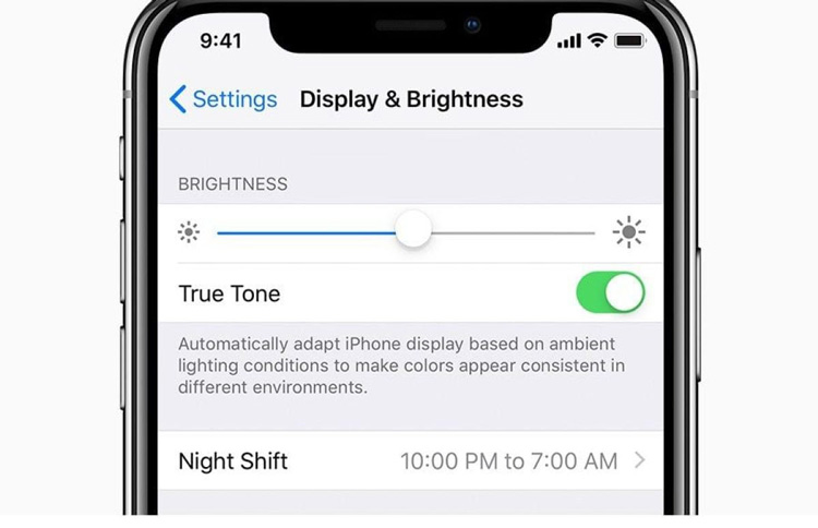 màn hình iPhone 11 Pro Max bị vàng