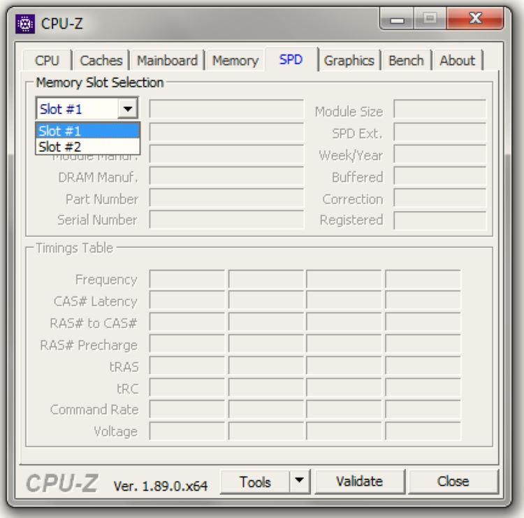 Kiểm tra máy hỗ trợ nâng cấp ram pc hay không bằng CPU-Z