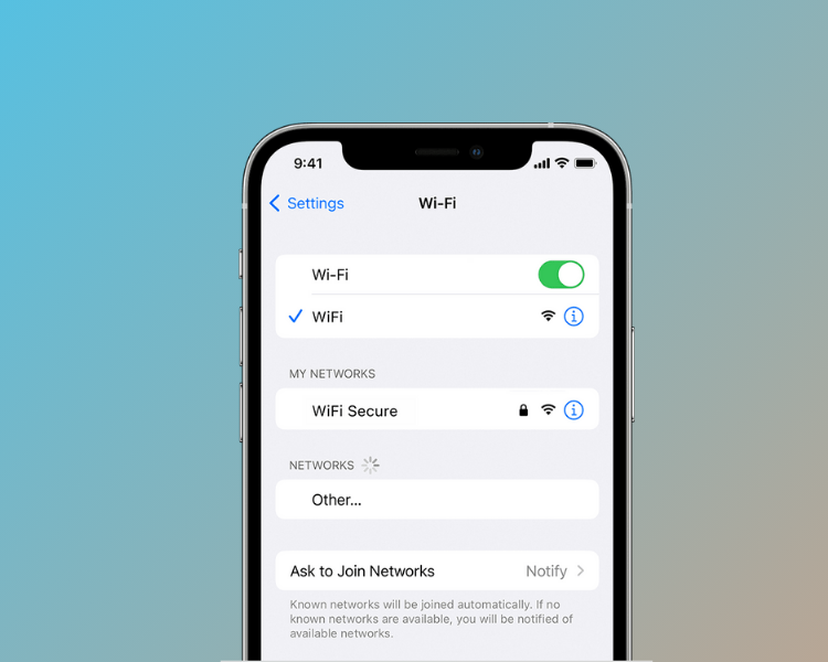 Xem lại kết nối mạng