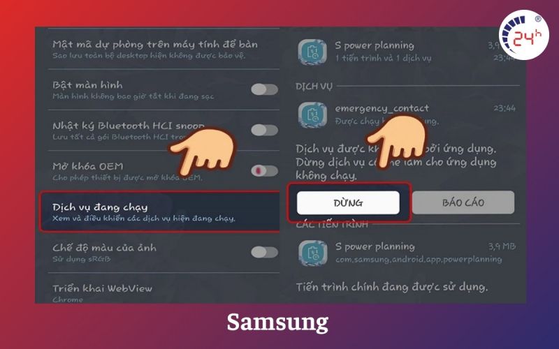 tắt ứng dụng chạy ngầm 