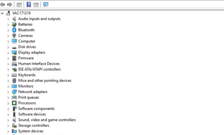 Bạn có thể tìm thấy danh sách Driver trong Device Manager