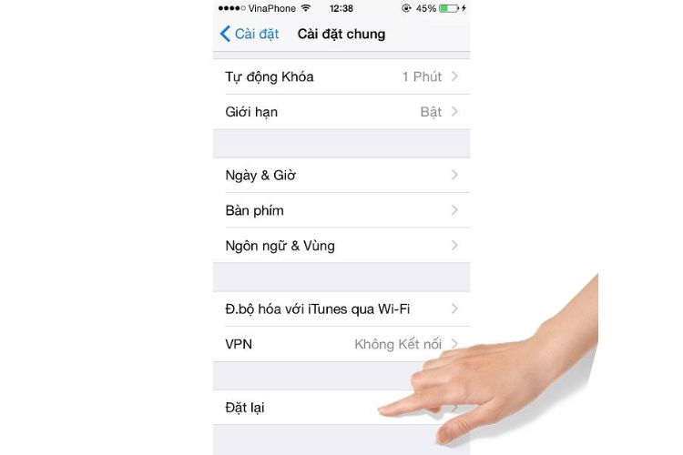 Nên khôi phục cài đặt gốc khi máy gặp lỗi 