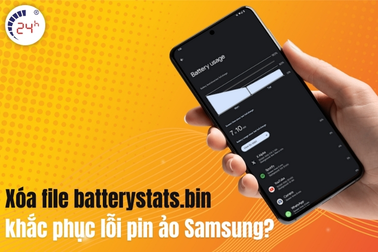 Xóa file batterystats.bin là phải cách khắc phục vấn đề lỗi pin ảo Samsung