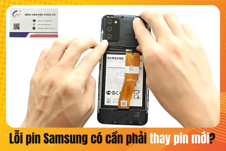 Lỗi pin Samsung có cần phải thay pin mới không?