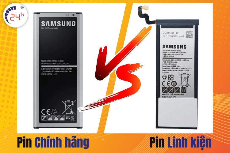  Nên lựa chọn pin Samsung chính hãng hay pin linh kiện để thay?