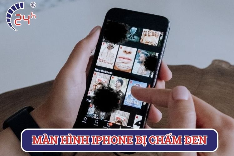 lỗi màn hình iphone bị chấm đen