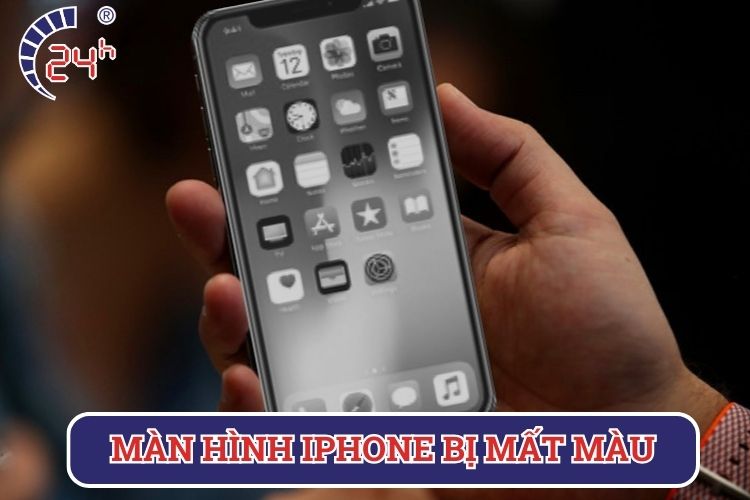 lỗi màn hình iphone bị mất màu