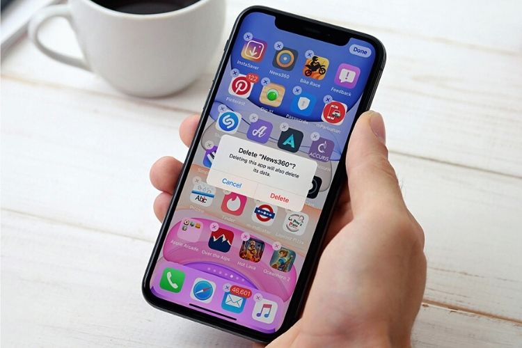 Màn hình bị sọc ngang mờ