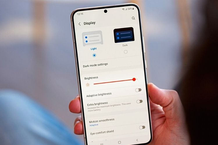 Màn hình điện thoại bị sọc dọc nhấp nháy