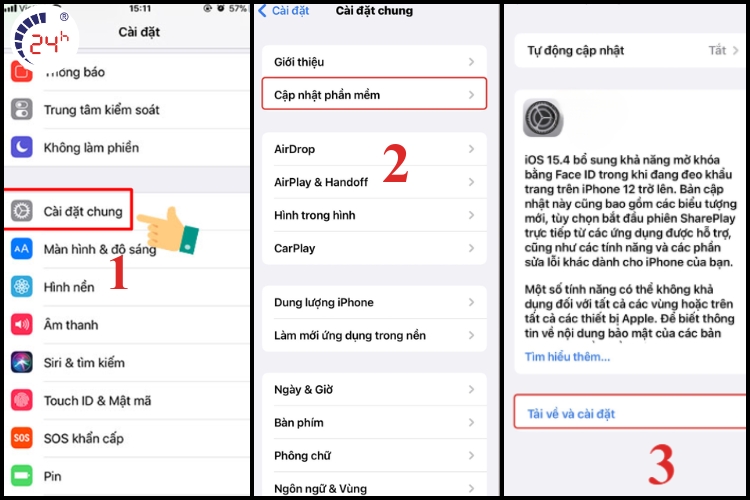 Cập nhật iOS mới nhất