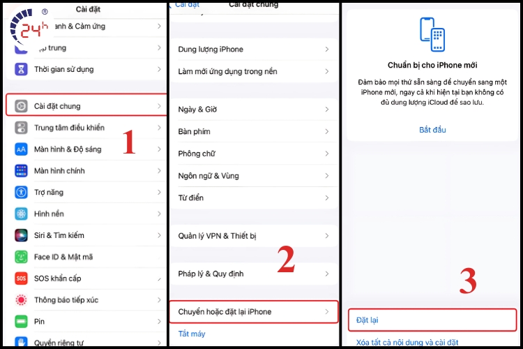 Khôi phục cài đặt gốc
