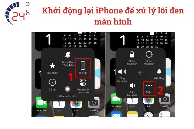 cách xử lý màn hình iphone bị chấm đen