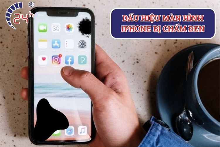 dấu hiệu màn hình iphone bị chấm đen