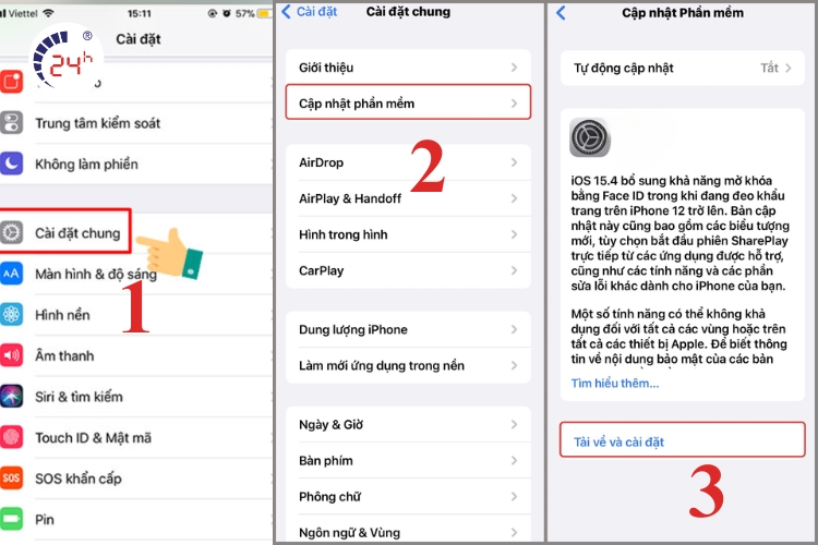 Khôi phục lại hệ điều hành mới 