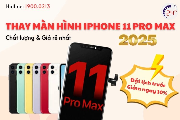 Thay màn hình iPhone 11 Pro Max