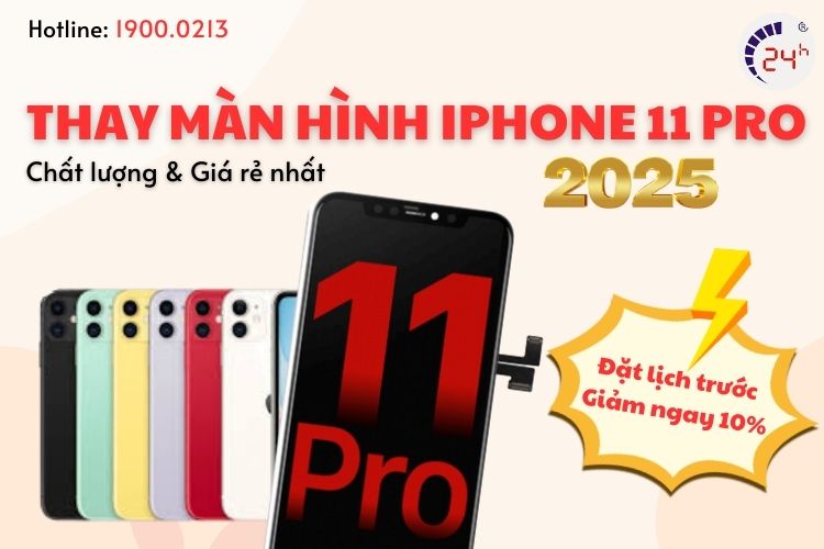 Thay màn hình iPhone 11 Pro