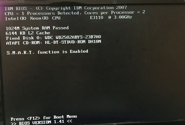 lỗi BIOS
