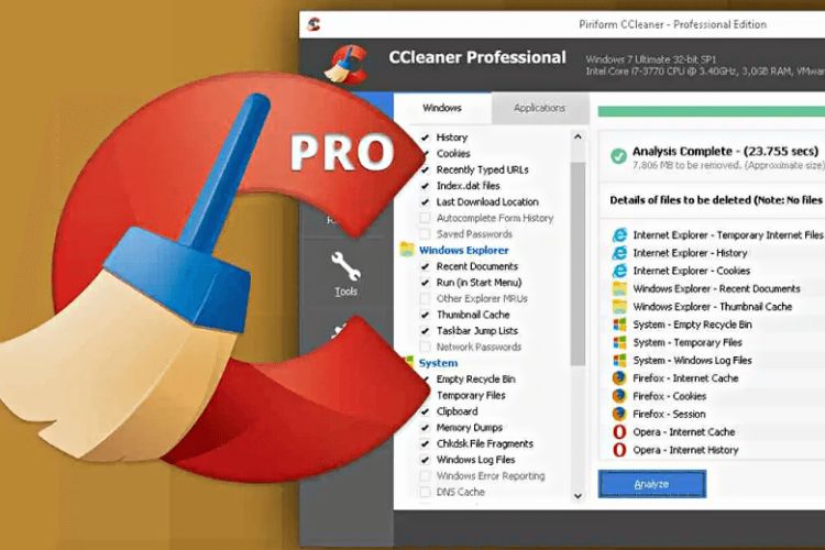 Xóa trên CCleaner