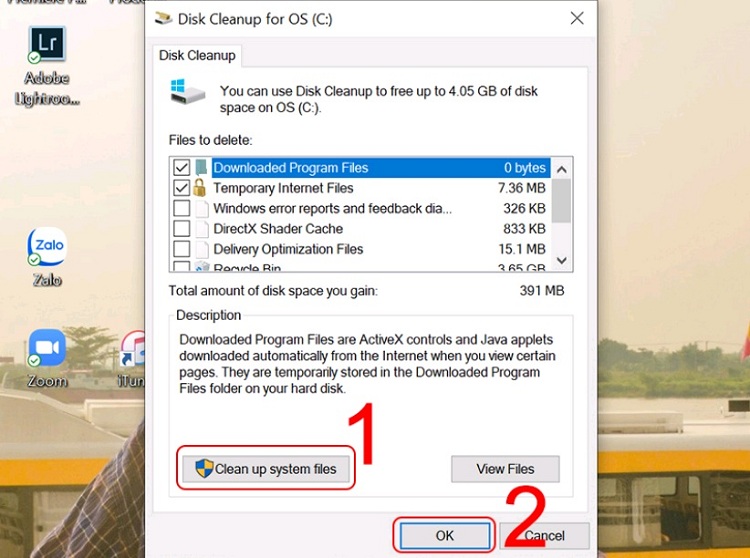 Cách dọn dẹp toàn bộ file tạm hệ thống