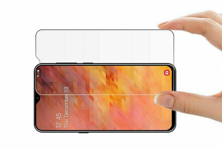 miếng dán cường lực Samsung A10 cách dán