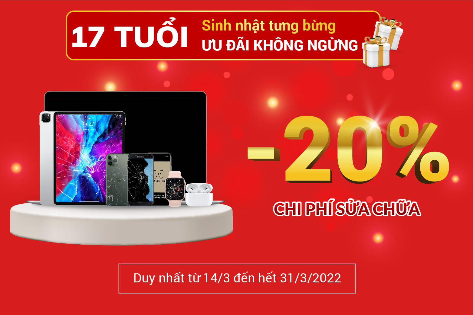 Mừng sinh nhật 24h tròn 17 tuổi 