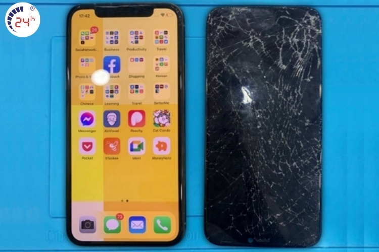 Quy trình thay màn hình iPhone bước 4