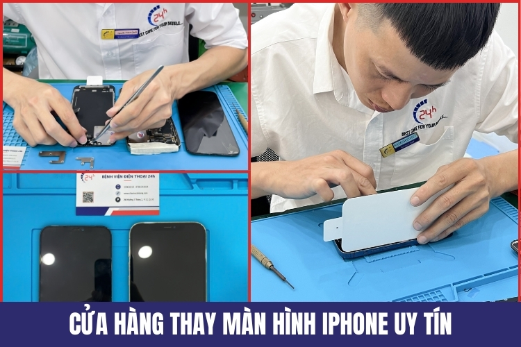Nhận biết cửa hàng thay màn hình iPhone uy tín