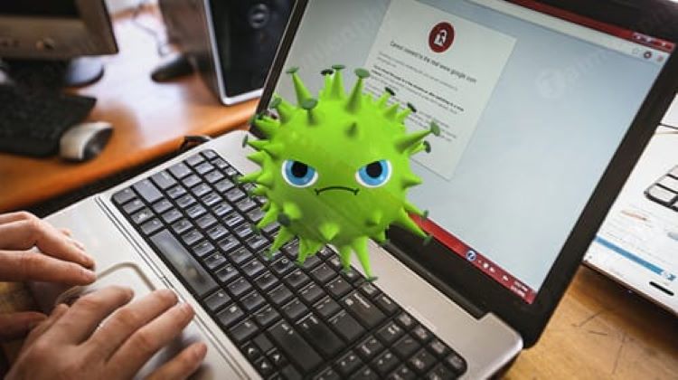 Ổ cứng bị dính virus 
