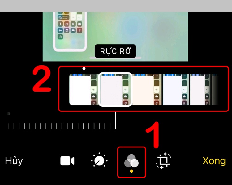 Bạn có thể thay đổi bộ lọc video tùy ý