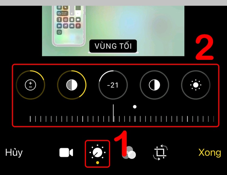 Bước sửa video qua việc điều chỉnh nâng cao