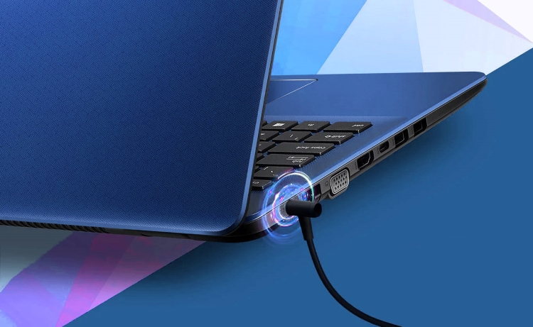 Nên kiểm tra khe cắm sạc khi laptop không vào điện
