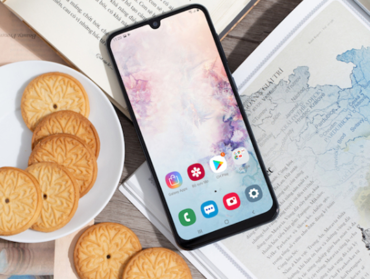 Samsung A50 bị treo logo 5