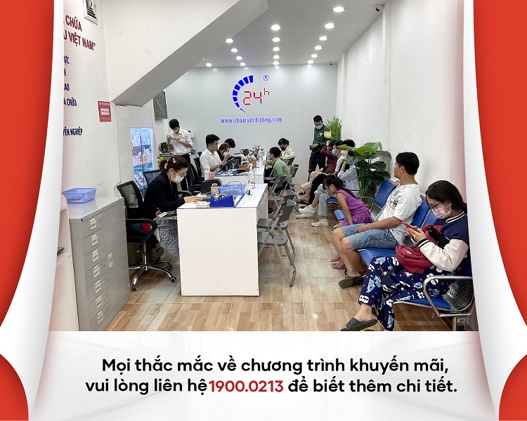 Để biết thông tin chi tiết về chương trình mừng sinh nhật của 24h, khách có thể gọi trước qua 1900.0213
