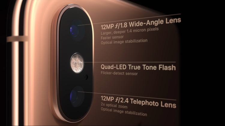 iPhone XS sở hữu cụm camera vô cùng vượt trội
