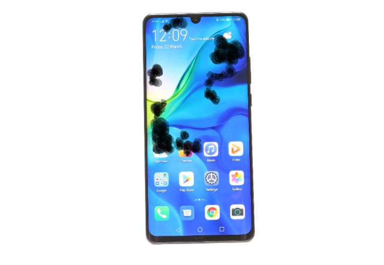 Điện thoại Huawei có thể gặp lỗi màn hình bị chảy mực