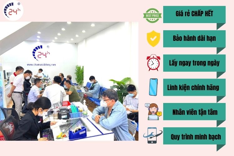 Cam kết sửa chữa điện thoại tại chamsocdidong.com