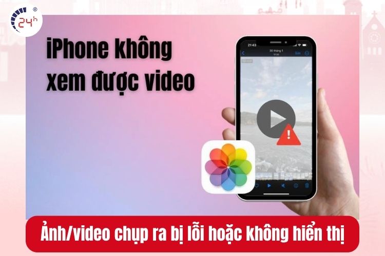Ảnh hay video sau khi chụp thì bị lỗi hoặc không hiển thị